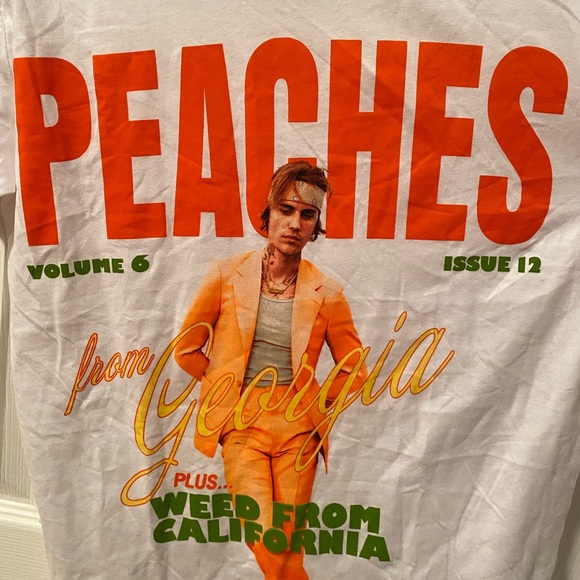 Justin Bieber Peaches T-shirt - Picture 3 of 8